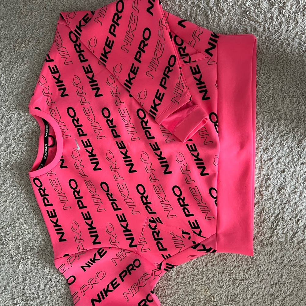 Nike Pro Pink Sweatshirt